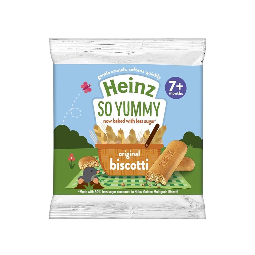 Heinz So Yummy Original Biscotti for Kids Snacks, 7+months