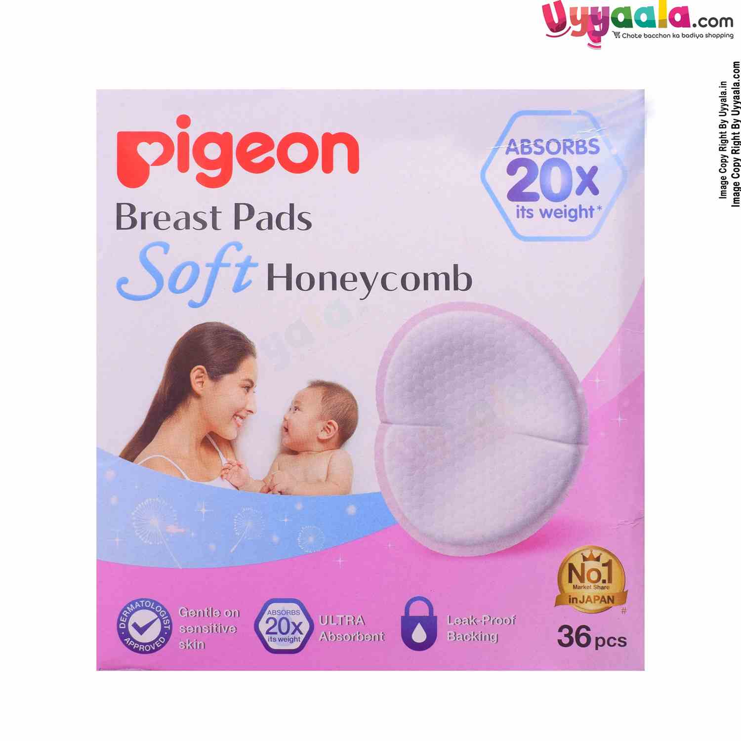 BREAST PADS ComfyFEEL 36 PCS - Pigeon