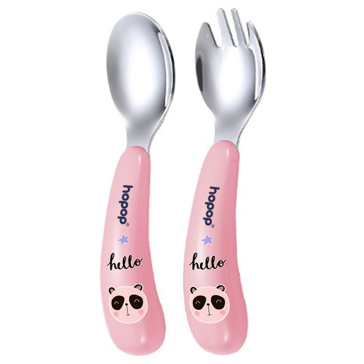  Edison - Silicone Spoon & Fork Case Set for Baby