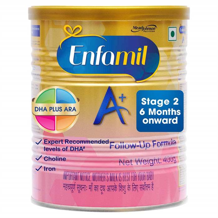 Buy Enfamil A+ Stage 1: Infant Formula (0 To 6 Months) 400Gm, Powder Online  at Low Prices in India 