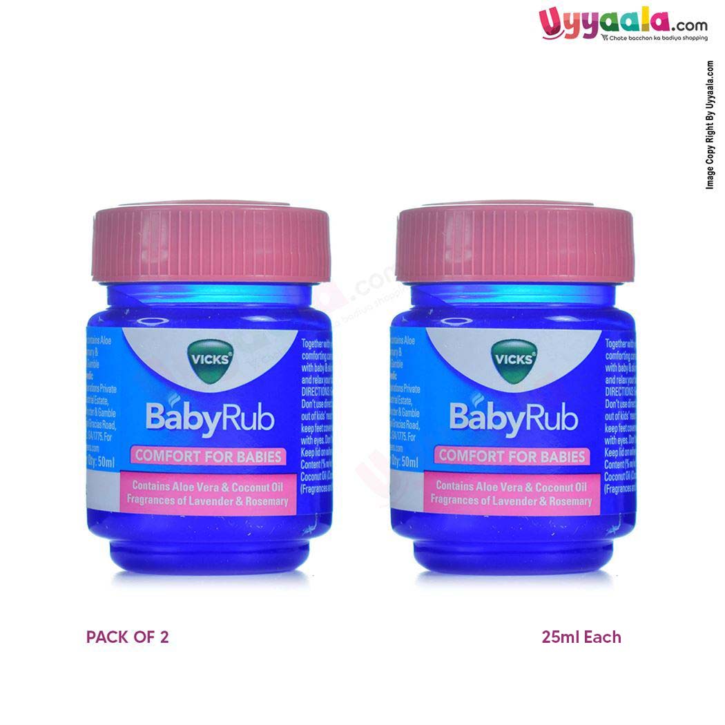 Vicks baby hot sale rub online