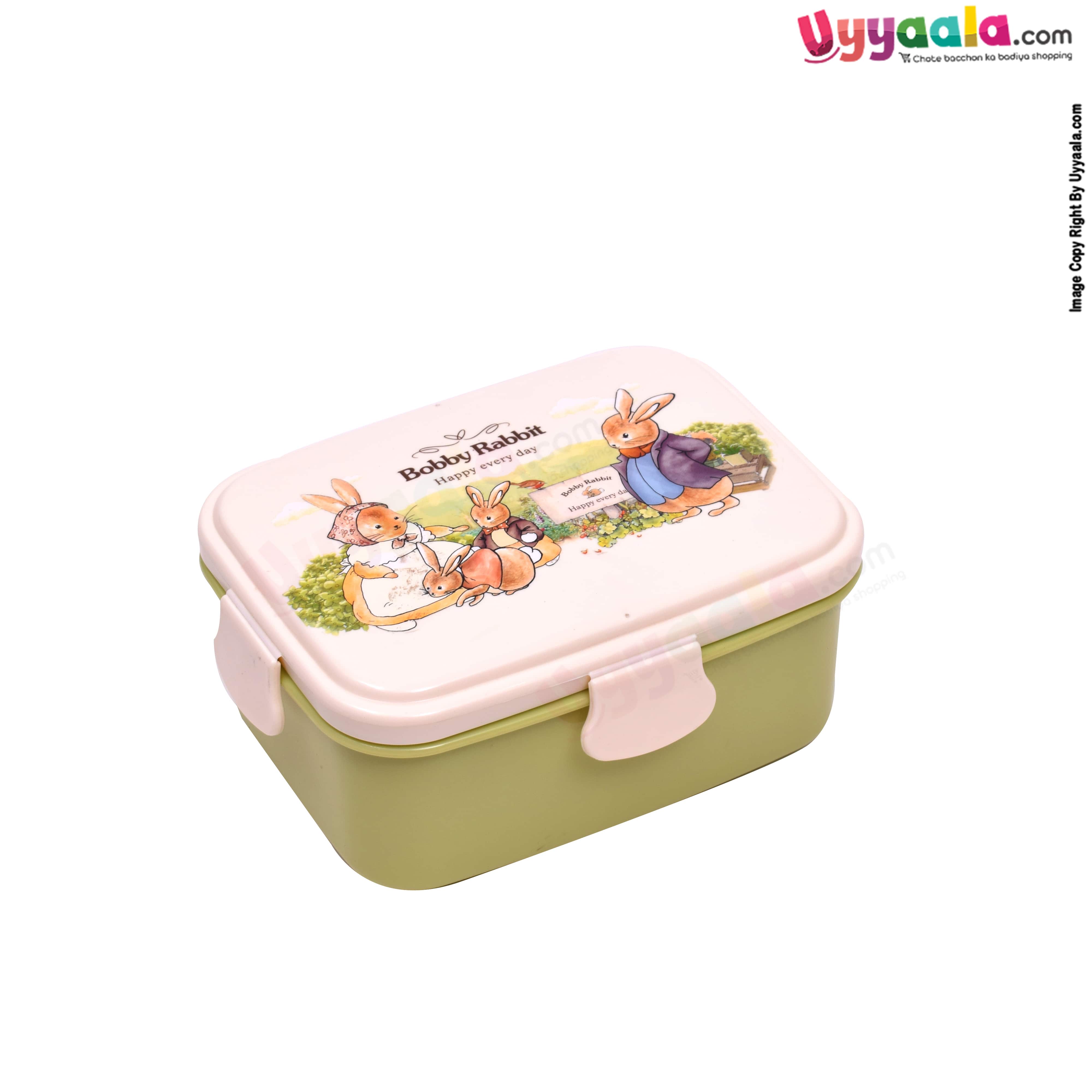 Lunch Box Green Kids Rabbit