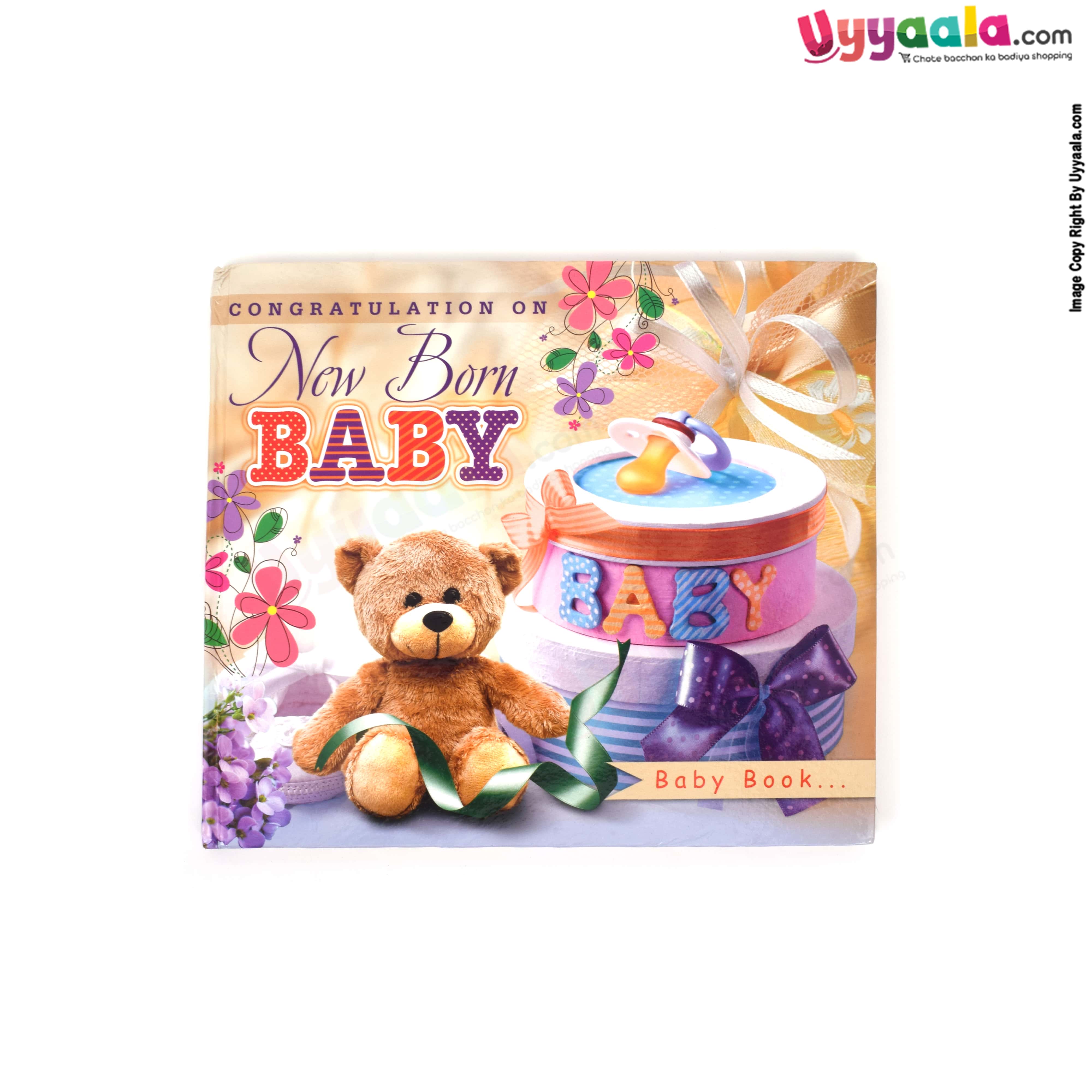 Baby memories record book for new born baby & girl