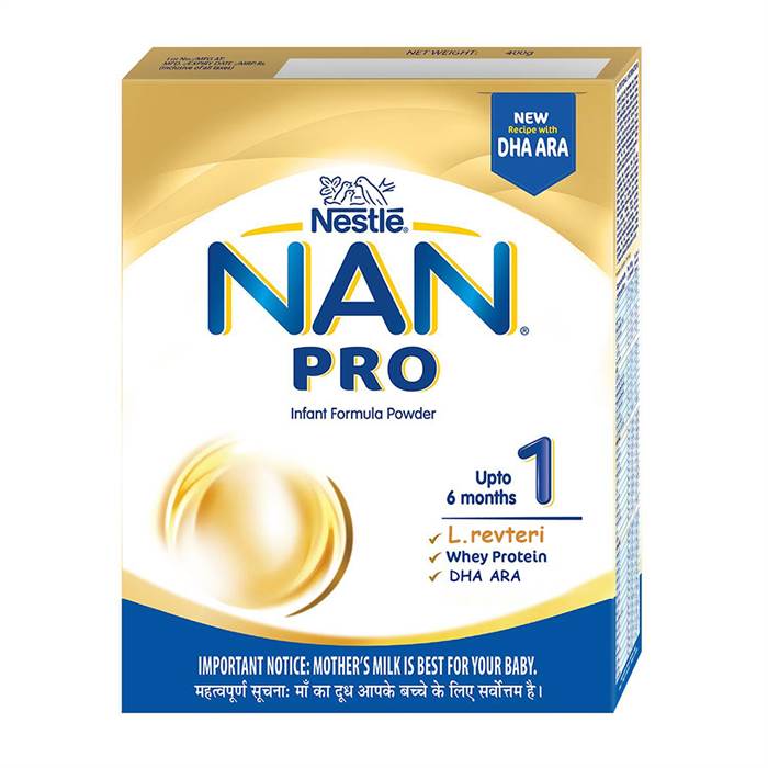 Nestle Nan Pro Infant Formula (Stage 1) (400 g, Upto 6 Months) - V4M