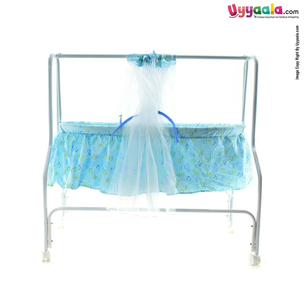 Cradle swing store with mosquito net