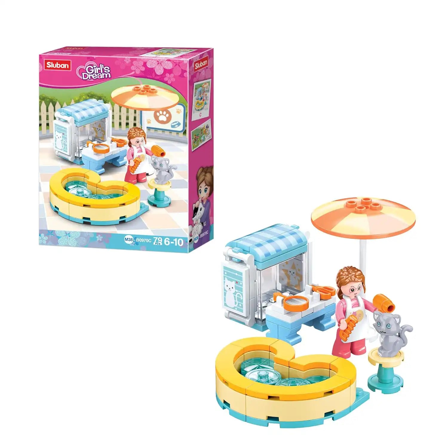 Buy Sluban Town Girls Dream Building Blocks for Children - (79pieces) Online in India at uyyaala.com