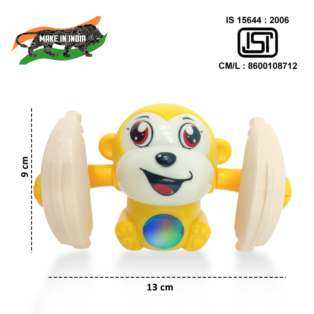 Buy Jumping Chimp Battery Toy with Lights & Music Online in India at uyyaala.com