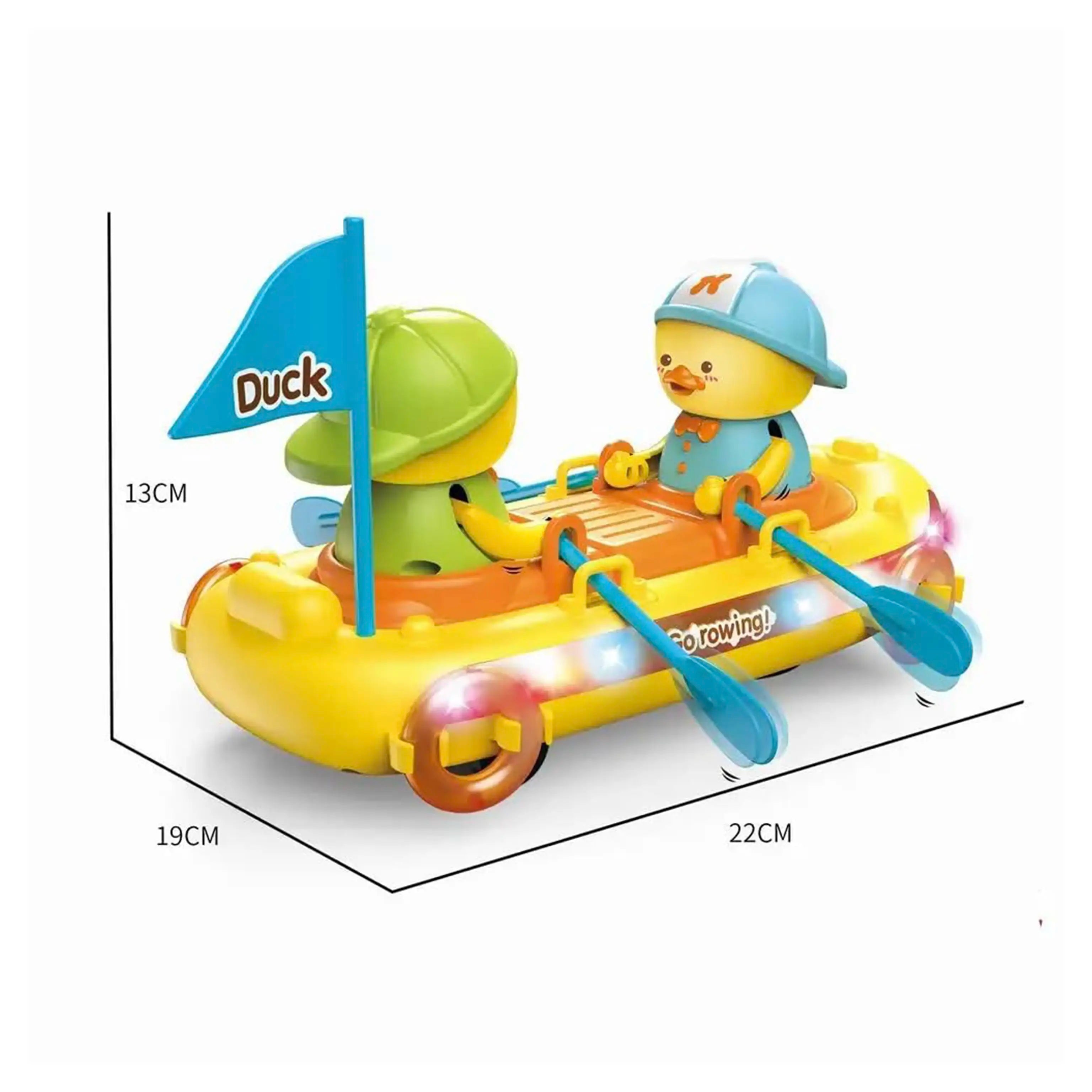 Buy Duck Rowing Boat Battery Toy with Lights & Music Online in India at uyyaala.com