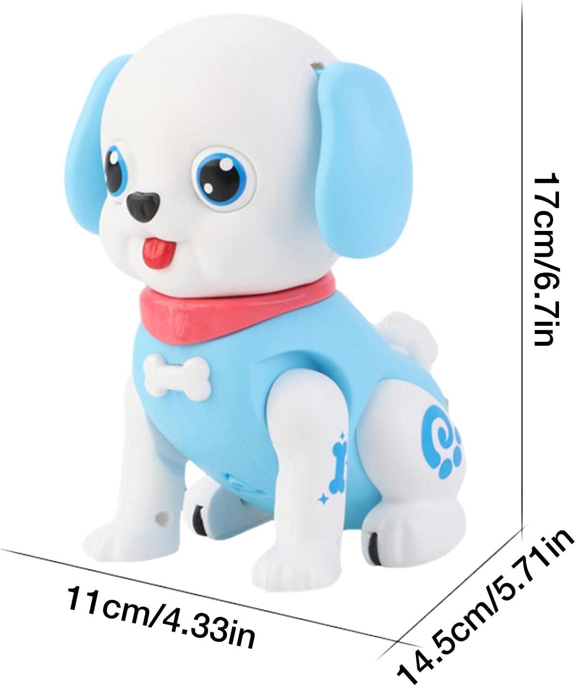 Jumping Dog with Flapping Ears Battery Toy for Small Children