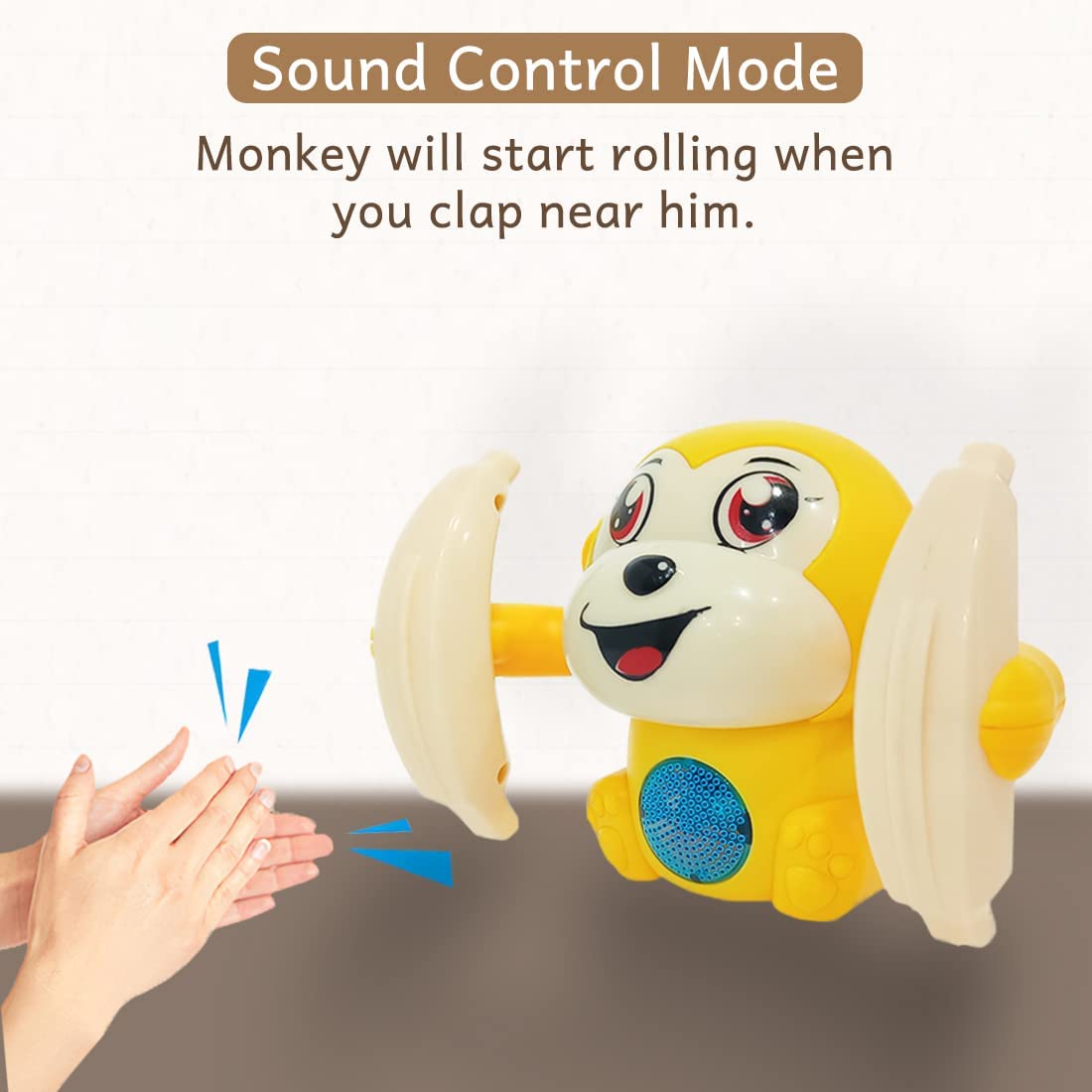 Buy Jumping Chimp Battery Toy with Lights & Music Online in India at uyyaala.com