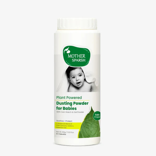 Buy Mother Sparsh Plant Powered Dusting Powder for New Born Baby - 100grams Online in India at uyyaala.com