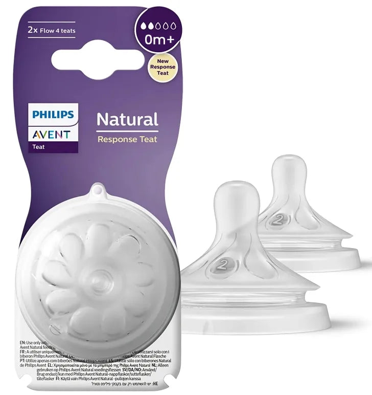 Buy Philips Avent Baby Milk Feeding Bottle Nipple with Natural Flow Online in India at uyyaala.com