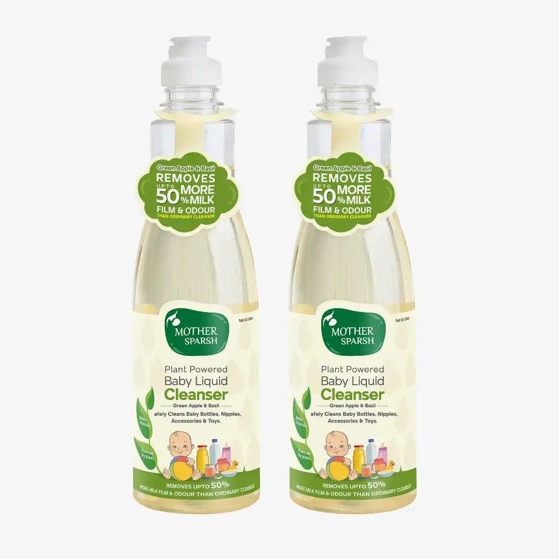 Buy Mother Sparsh Plant Powered Baby Liquid Cleanser Online in India at uyyaala.com