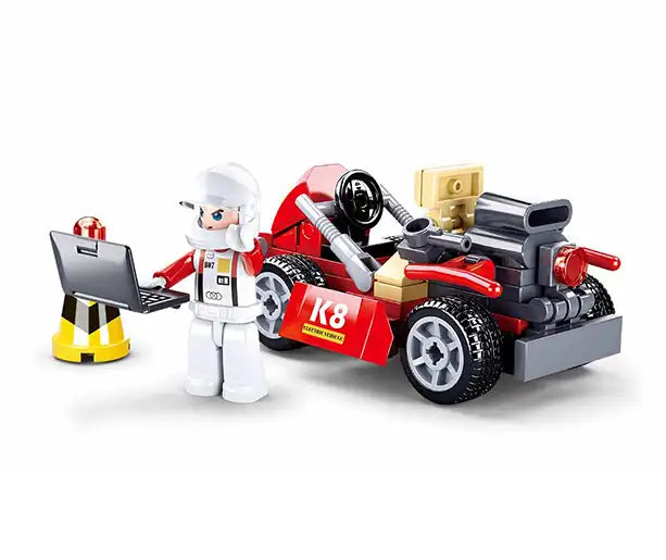 Buy Sluban Karting Building Blocks DIY Kit for Children - (89 Pieces) Online in India at uyyaala.com