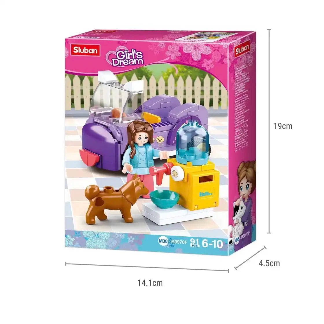 Buy Sluban Town Girls Dream Building Blocks for Children - (91pieces) Online in India at uyyaala.com