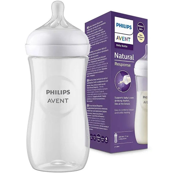 Buy Philips Avent Baby Milk Feeding Bottle with Natural Response Teat - 330ml Online in India at uyyaala.com