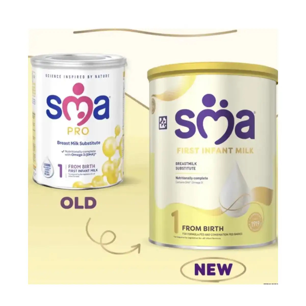 SMA First Infant Baby Milk Formula, Stage 1 - 800gms, 0 to 6 months (Imported Tin Pack)