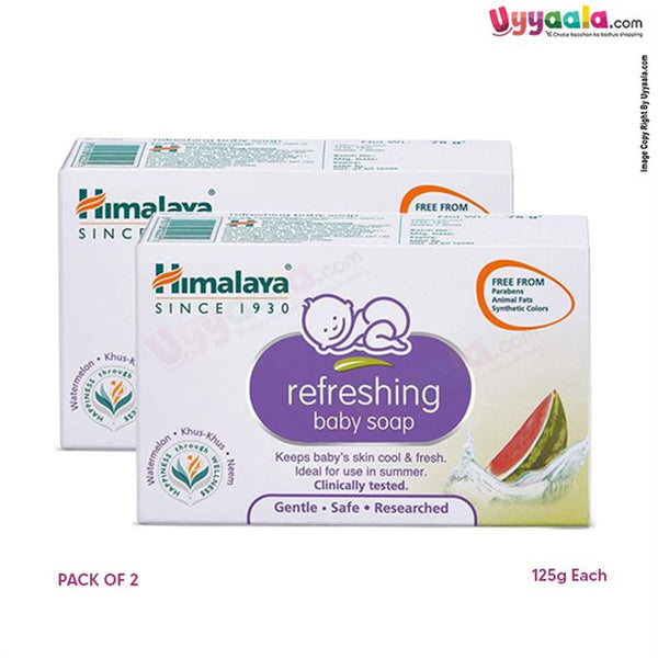 HIMALAYA Nourishing Baby Soap Watermelon Pack of 2 125g Each