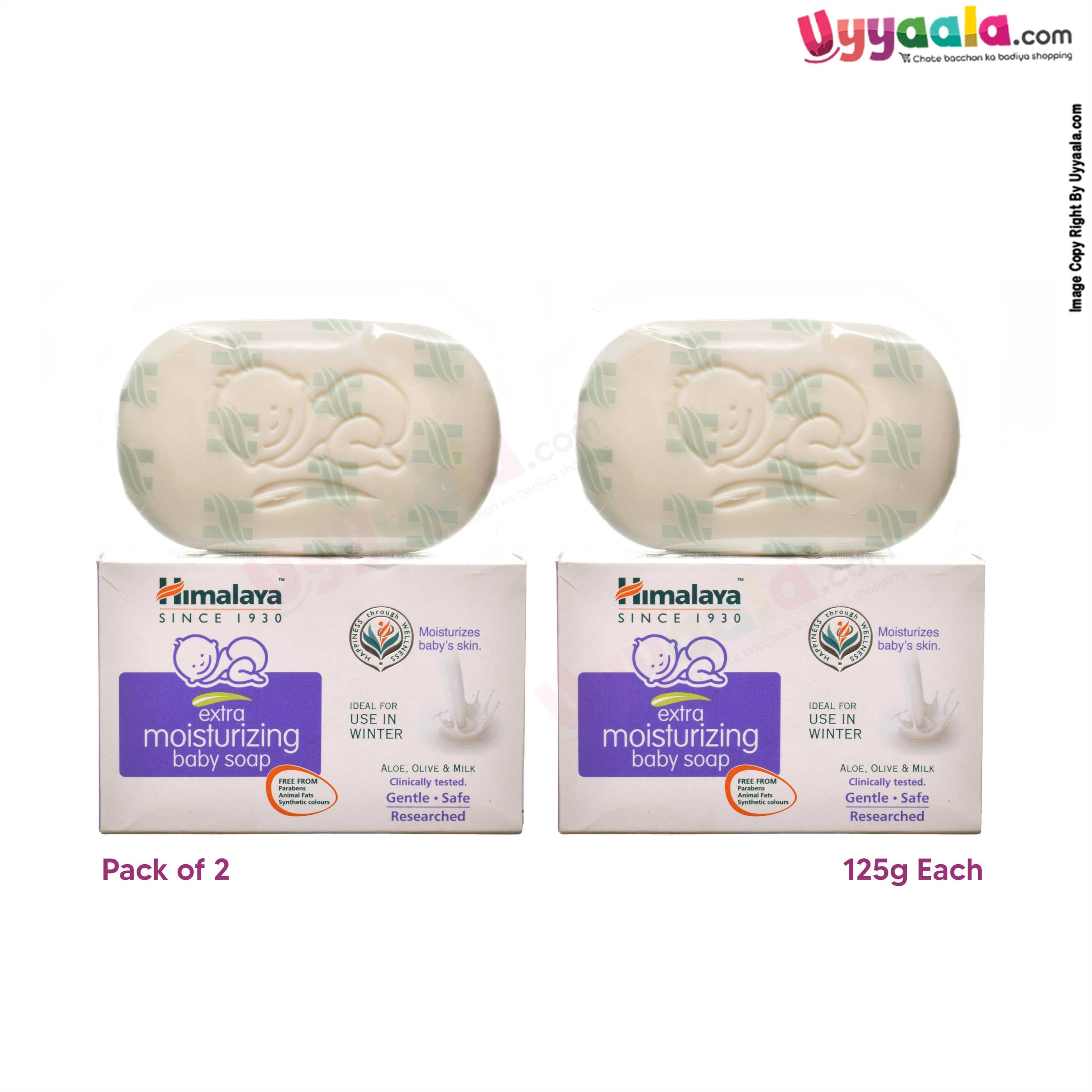 HIMALAYA Extra moisturizing baby soaps 2 pack