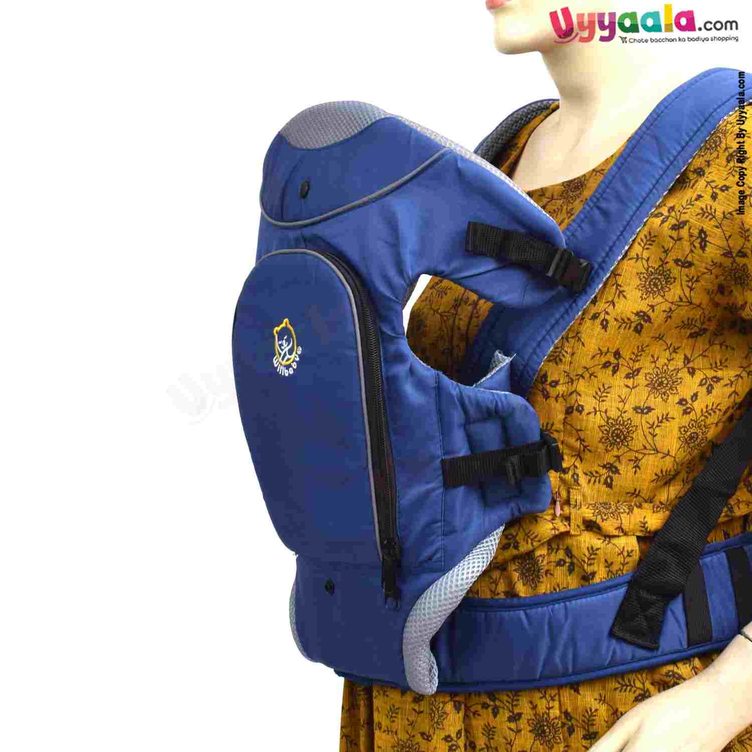 WILL BABY Baby Carrier with 2in 1 Carry Positions for 3 to 12m Baby