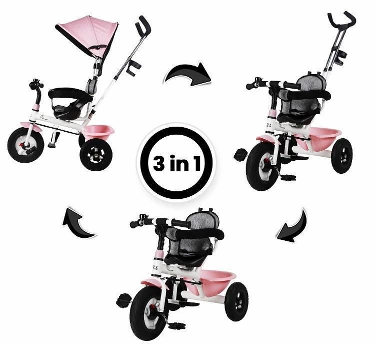 R for Rabbit Tiny Toes Sportz Baby Tricycle for Kids with Parental Control & Sun Proof Canopy