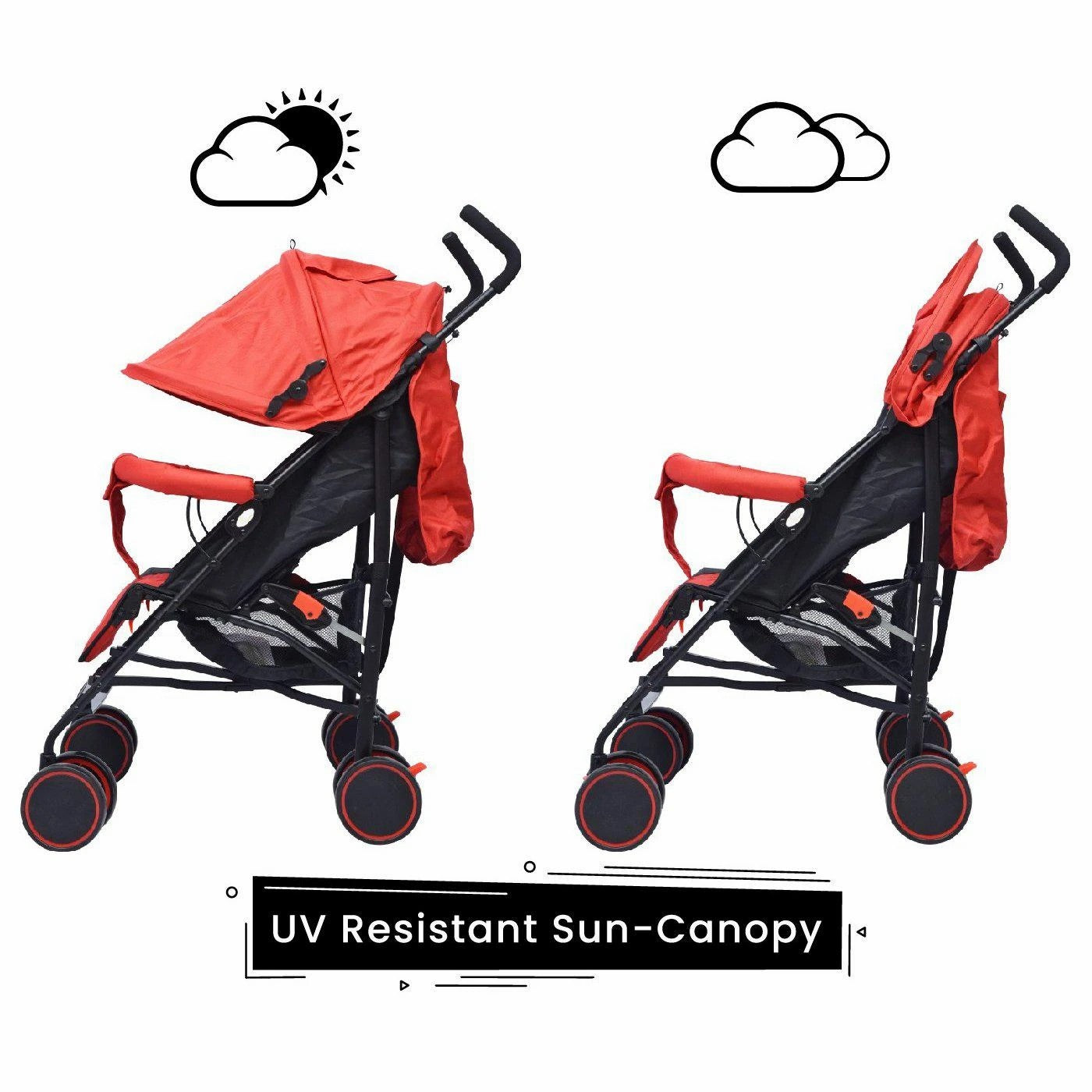 R FOR RABBIT Baby Stroller and Pram Twinkle Twinkle Compact Folding fo