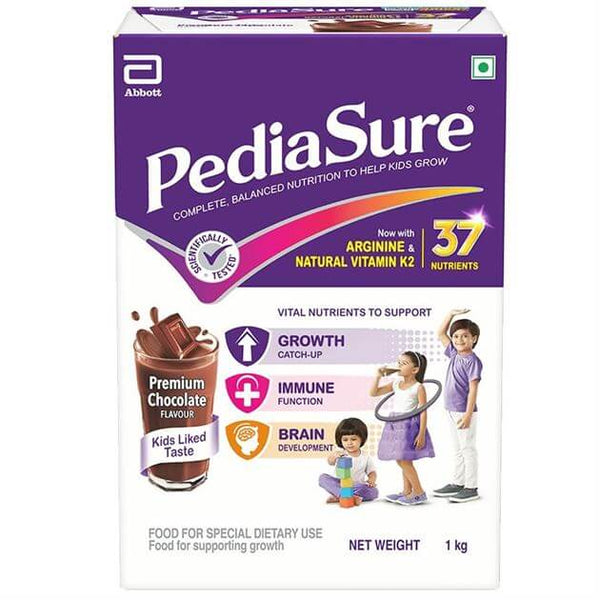 PediaSure Complete Balanced Nutritional Supplement to Help Kids Grow – 200  gm (Chocolate) – Jar