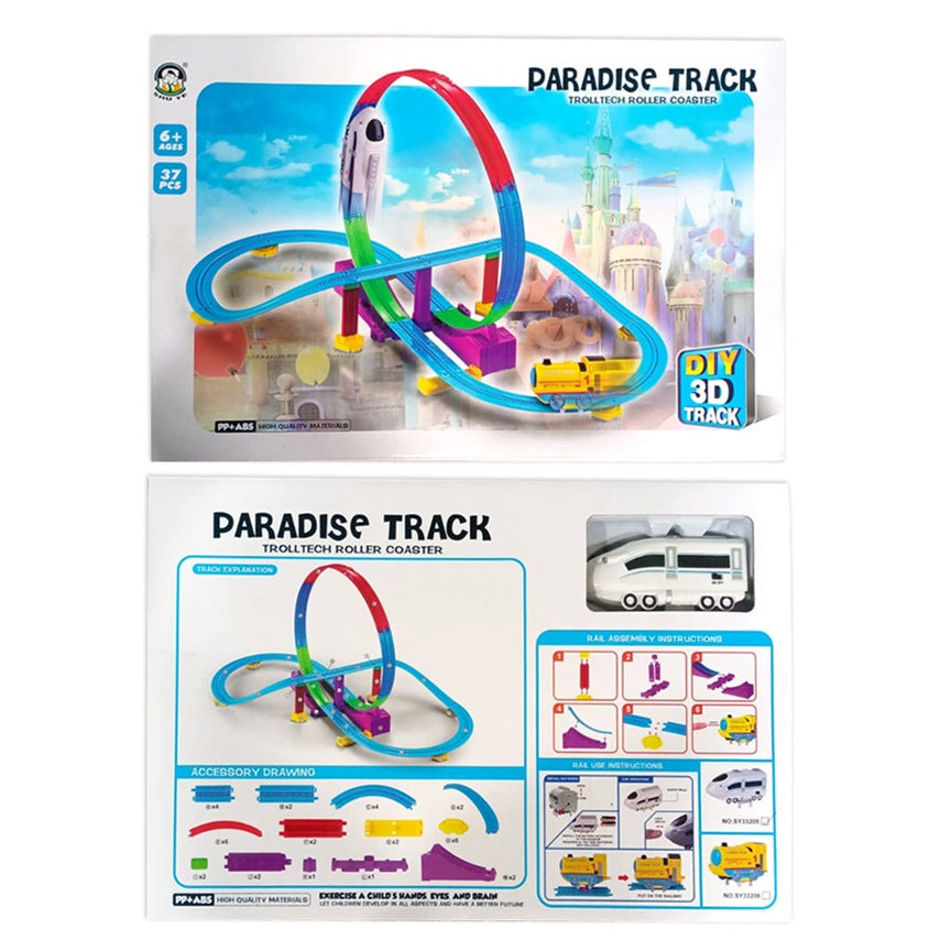 Buy DIY Bullet Train Set Battery Toy with 37pcs Track Online in India at uyyaala.com
