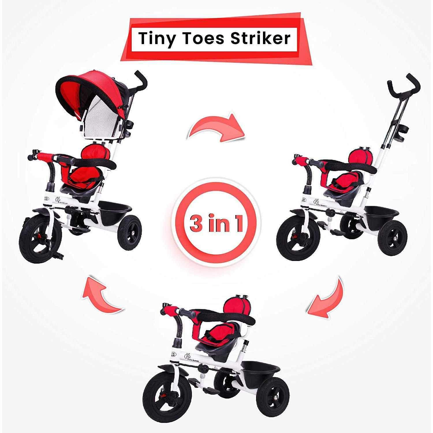 R FOR RABBIT Tiny Toes Striker The Tricycle for Baby Kids with Strik