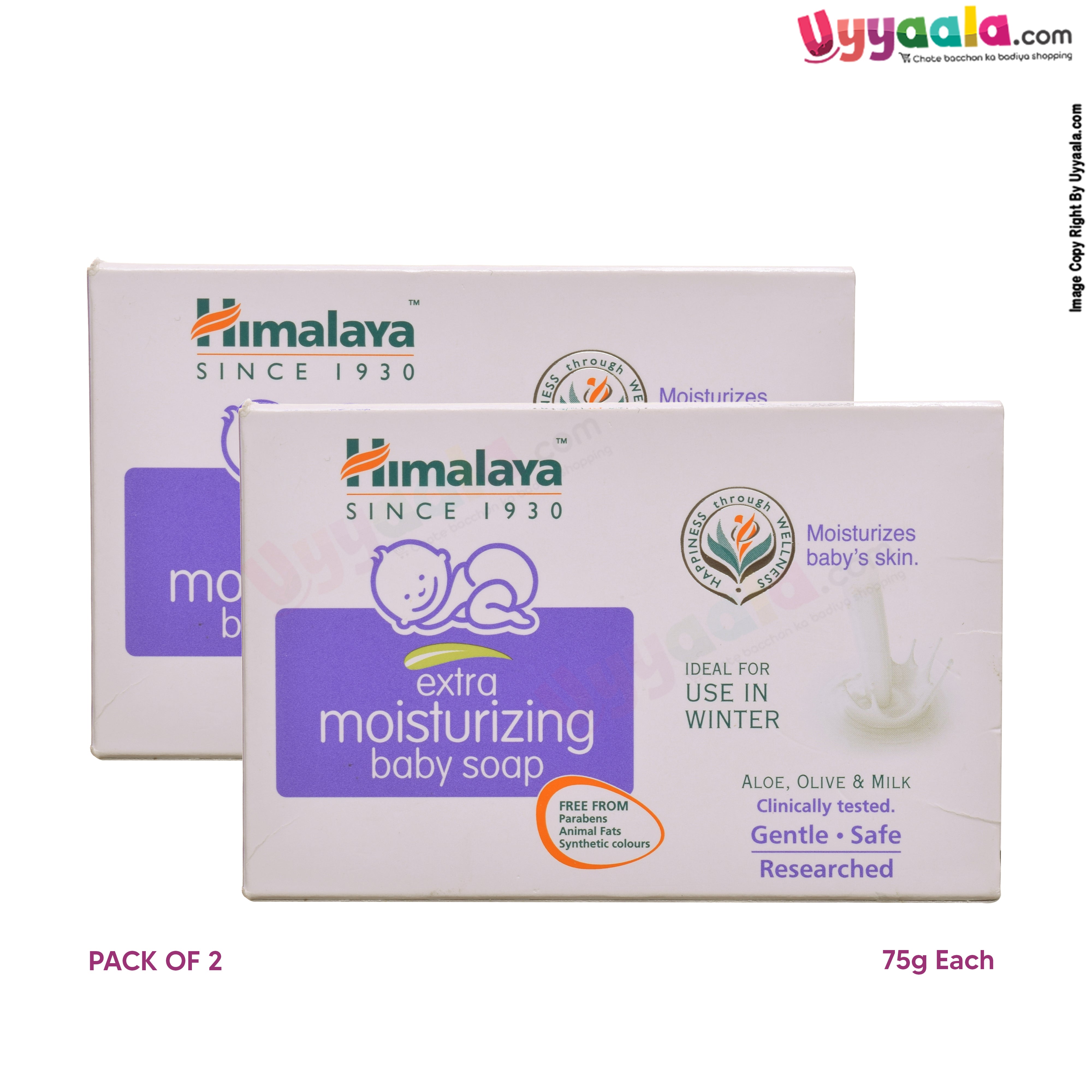 Moisturizing soap for babies