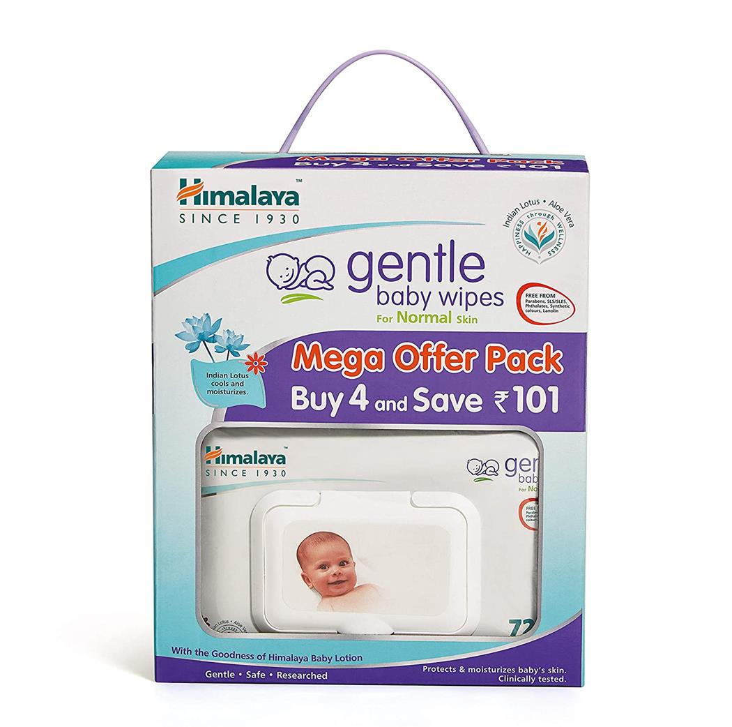 Himalaya Gentle Baby Wipes Mega Offer