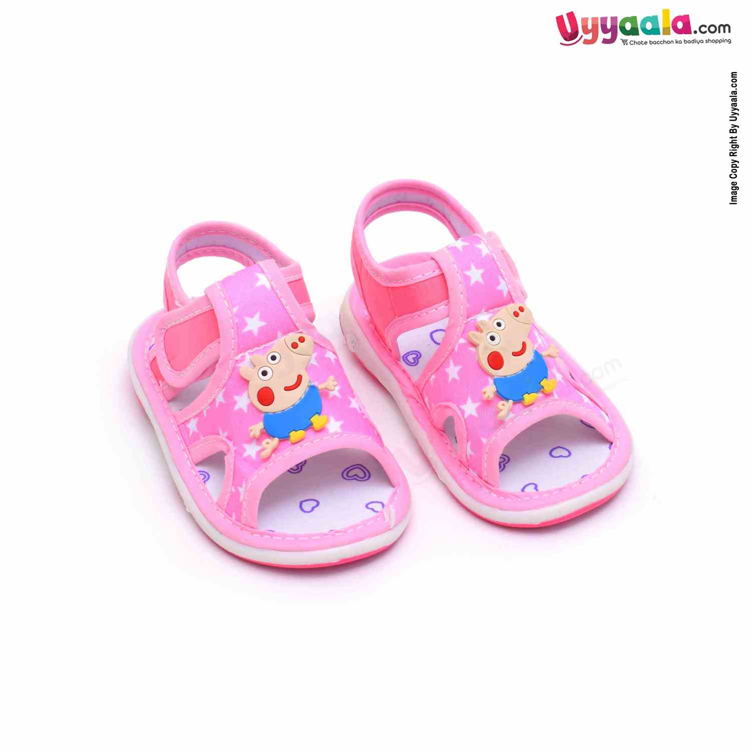 Kids Collection Lets Go Chu Chu Sandals with Cute Animal Character P