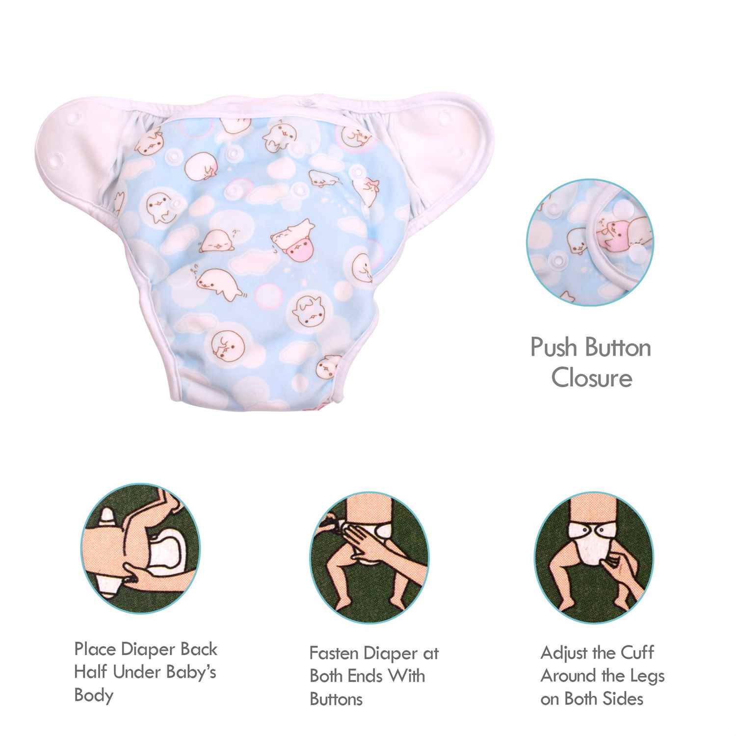 Top paw best sale washable diapers