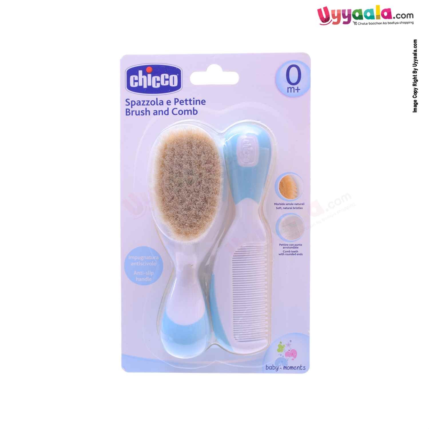 Baby brush & comb set, Blue