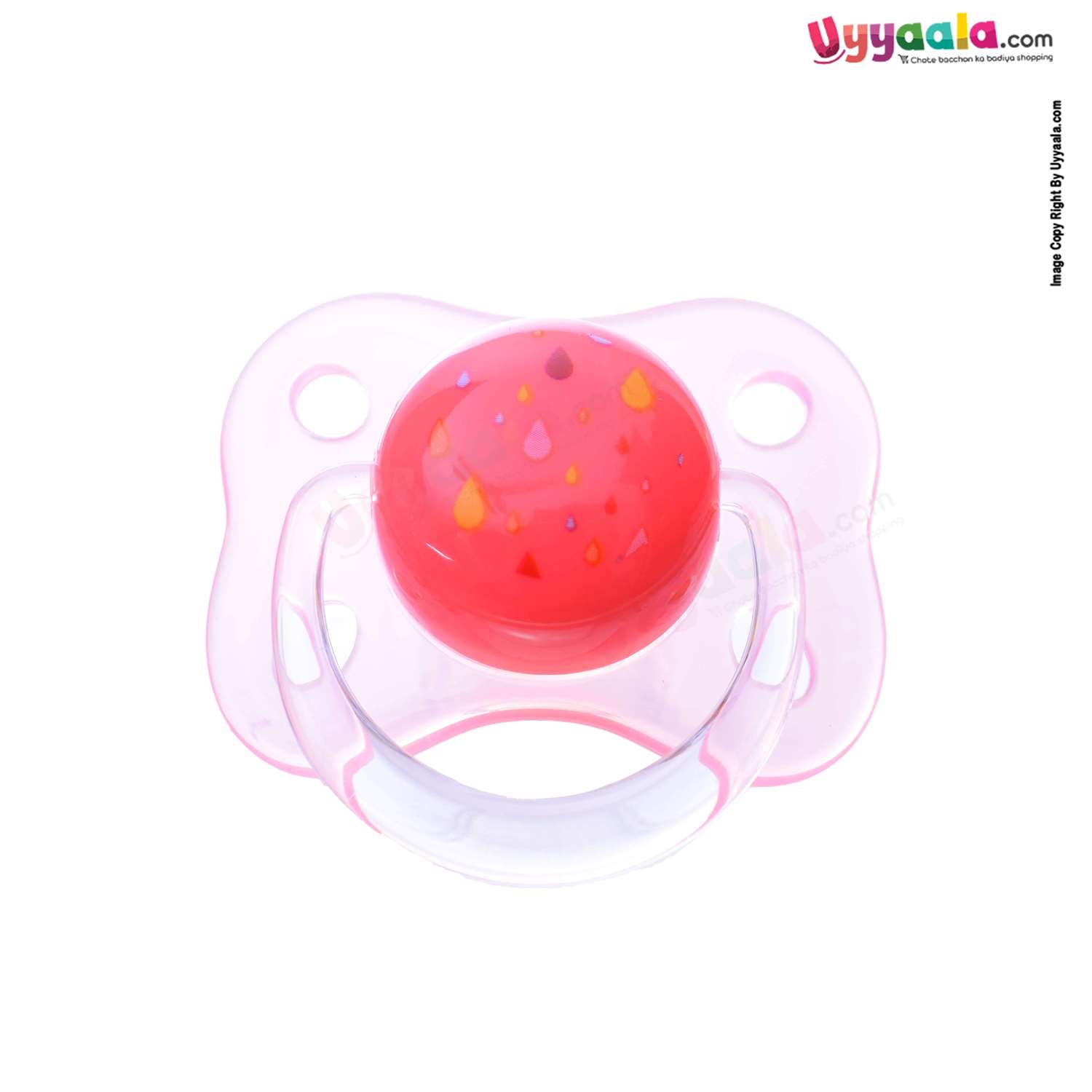 MOMS LOVE Baby Soother/Pacifier 3-6m Age - Pink