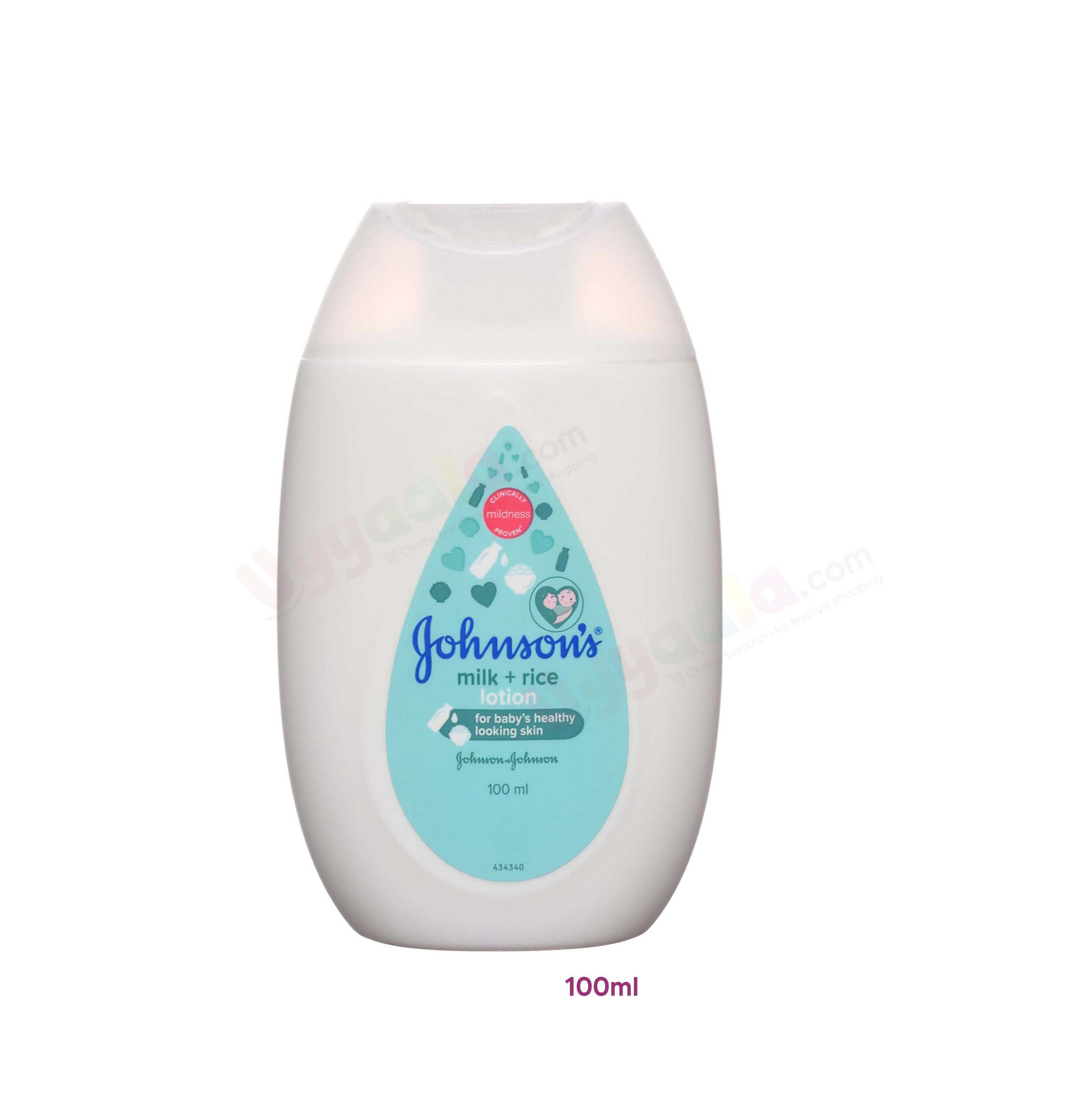 Buy Johnson's Baby Lotion with Milk and Rice Online in India at uyyaala.com