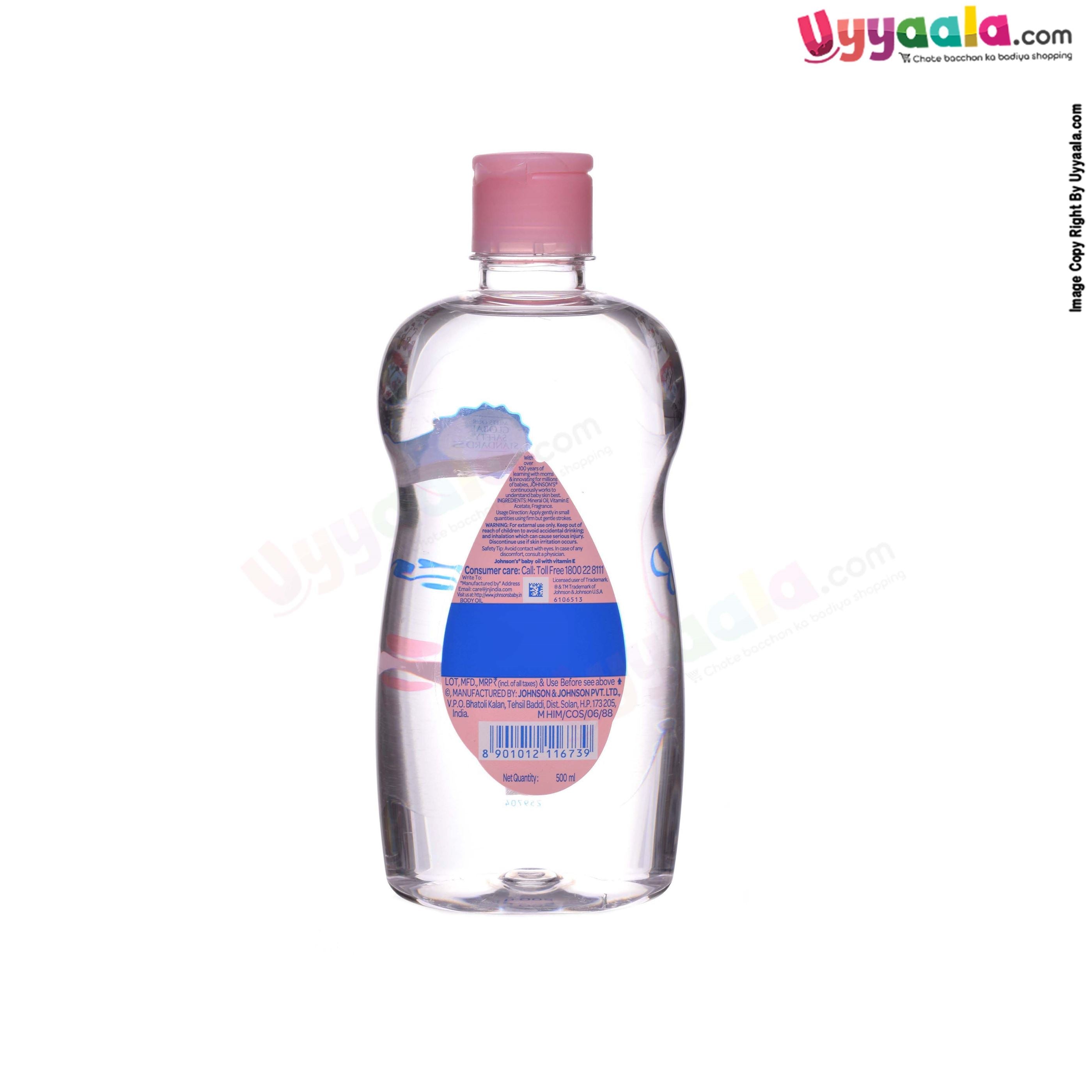 Buy Johnson's Baby Massage Oil with Vitamin E Online in India at uyyaala.com