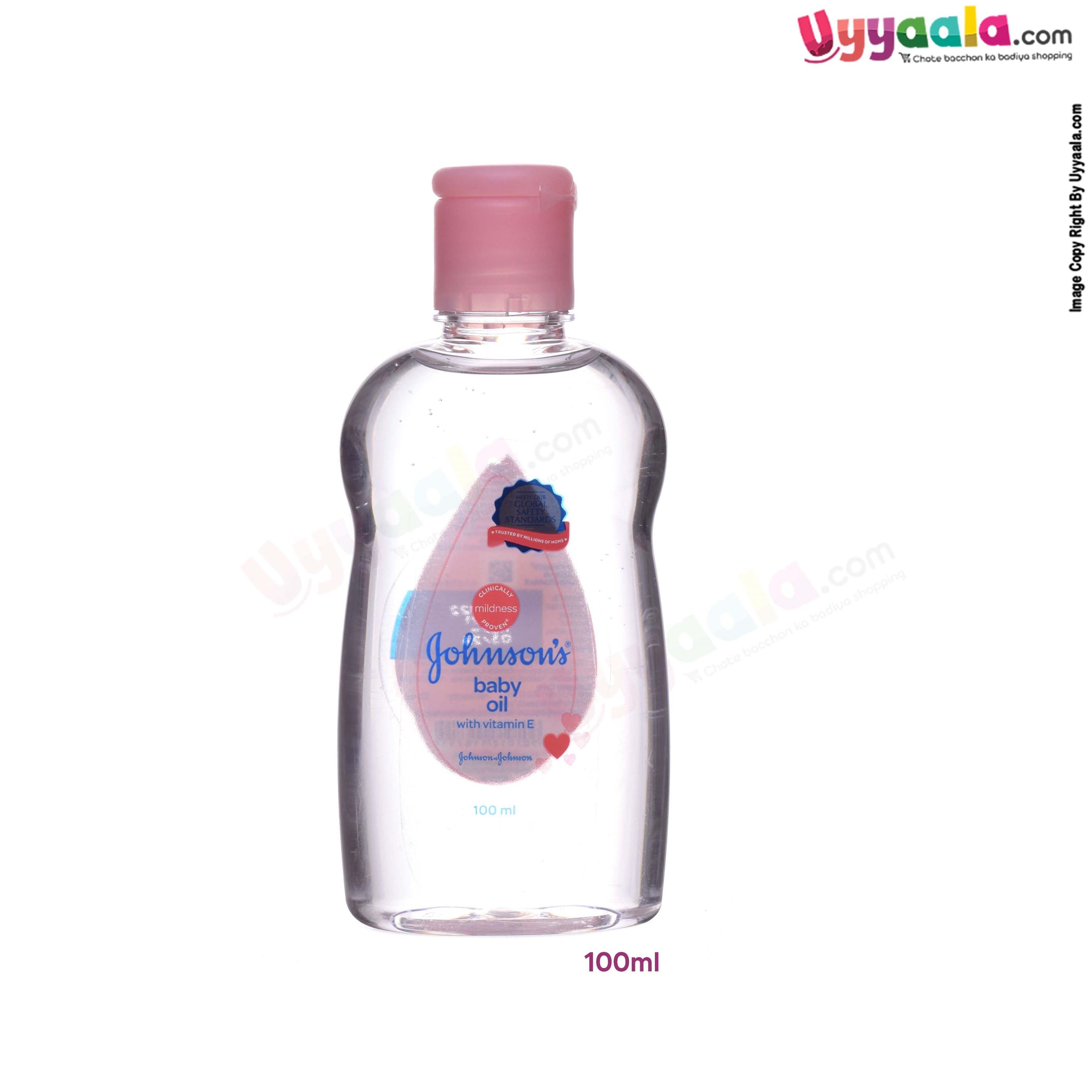 Buy Johnson's Baby Oil with vitamin E - 100ml Online in India at uyyaala.com