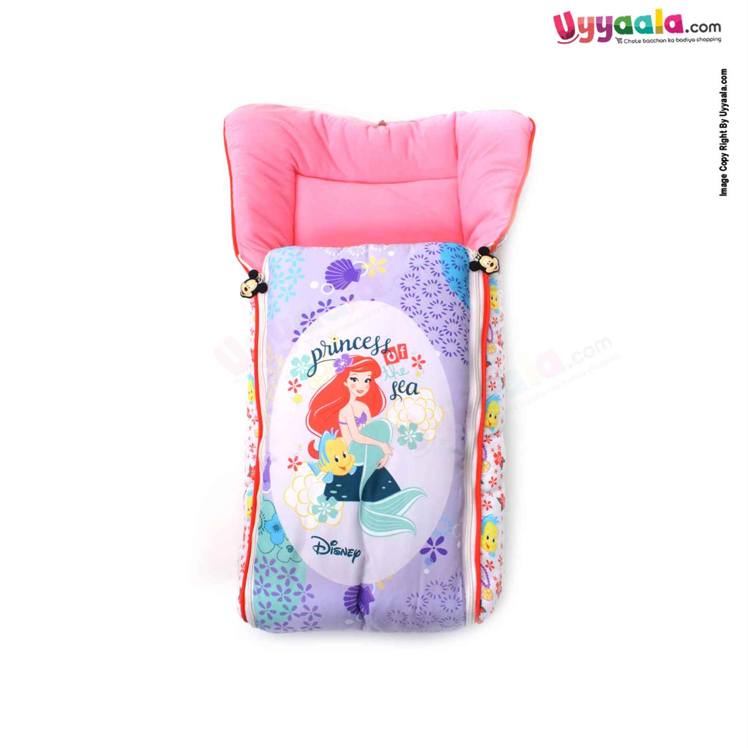 DISNEY Baby Carry Nest Sleeping Bag Cotton Princess of the Sea Print