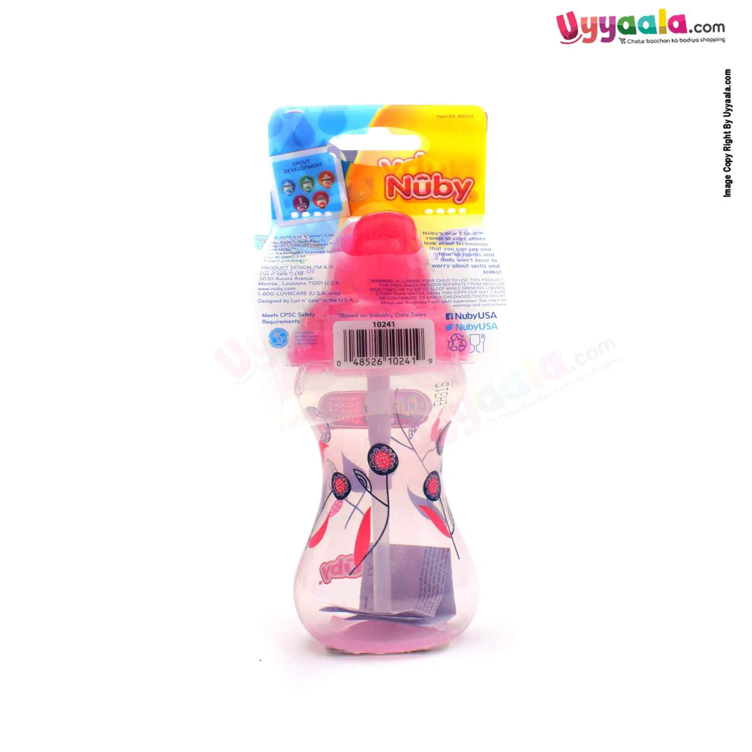 Nuby store bottles pink