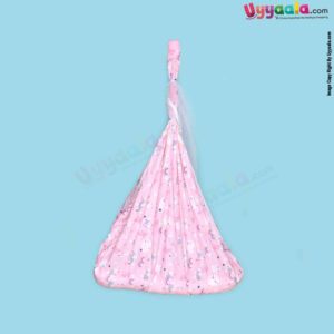 SNUG UP Baby Hanging cradle (Zola) Attached Bed With Mosquito Net Open Zip Model,Pink with Assorted Print, 0m+(up to 12 kgs)