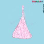 SNUG UP Baby Hanging cradle (Zola) Attached Bed With Mosquito Net Open Zip Model,Gray with Assorted Print, 0m+, (up to 12 kgs)