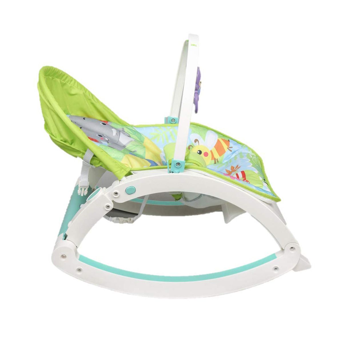 LUVLAP jungle quest newborn to toddler musical rocker for babies