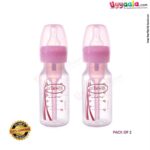 Dr Browns feeding Bottles Natural flow narrow neck with vent and vent cleaning Brush, 120ml (pack of 2)