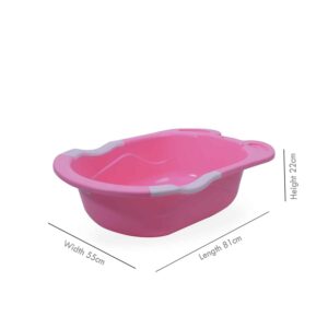 KHANU Baby Bath Tub with Sitting Tray
