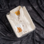 Buy Boys Pattu Silk Kurta, Pajama & Dhoti Set with Collar embroidery - White Online in India at uyyaala.com