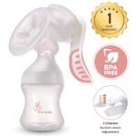 R for Rabbit First Feed Manual Feeding Breast Pump for Mothers Moms-Pink