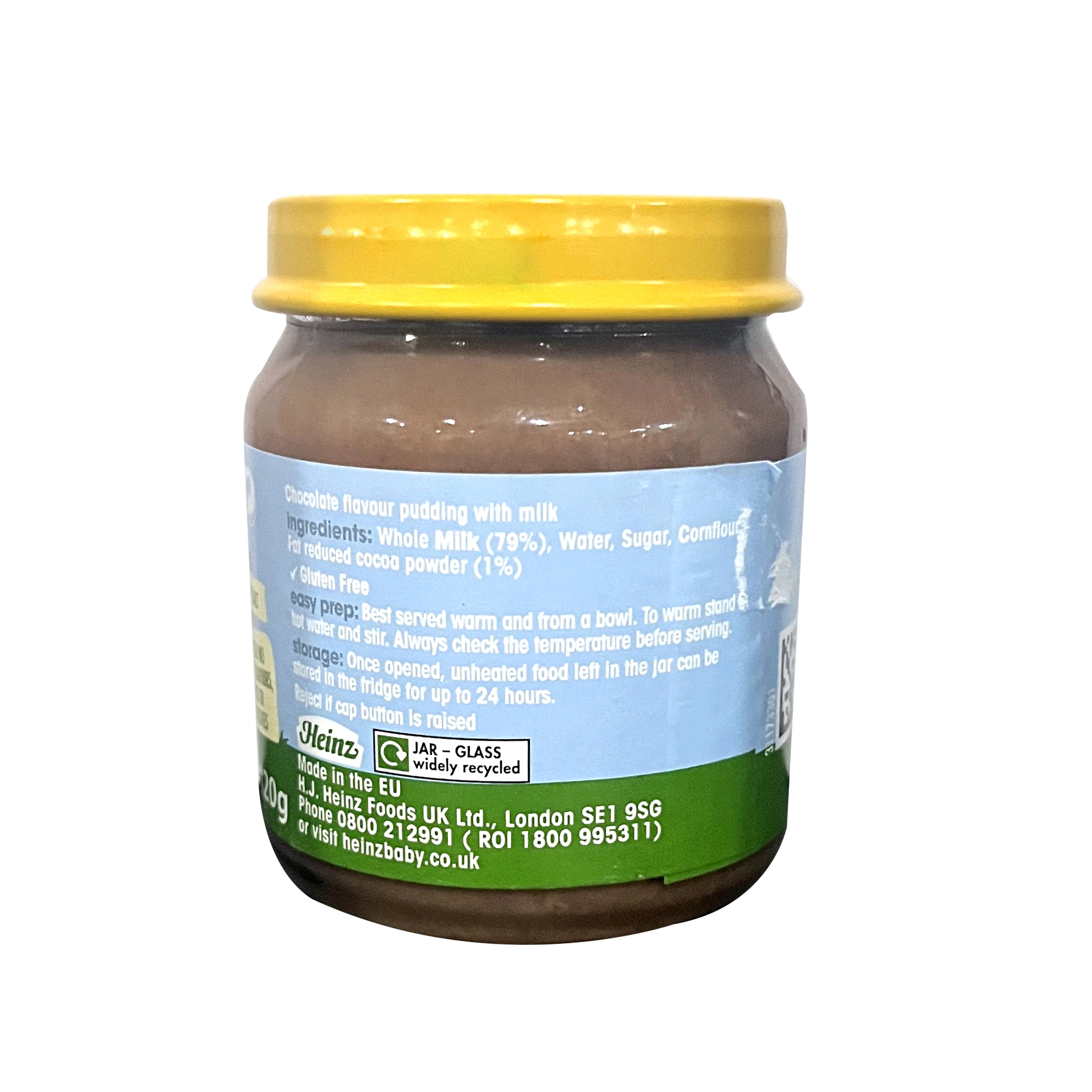 HEINZ Natural Chocolate Pudding For Babies - 6 Months +,120 gms