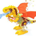 Buy Dinosaur T Rex Battery Toy with Steam venting feature - Yellow Online in India at uyyaala.com