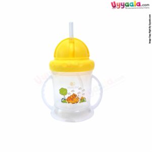 MOMS LOVE Bear Straw Mug Sipper Twin Handle Bear Shape Age 12m+ 210ml - Yellow